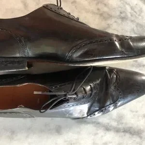 Etro | Shoes | Etro Black Lace Up Wingtip Oxford Sz 1512  display picture 3